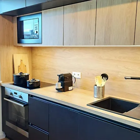 Blackwood Kitchen Apartment Bratislava